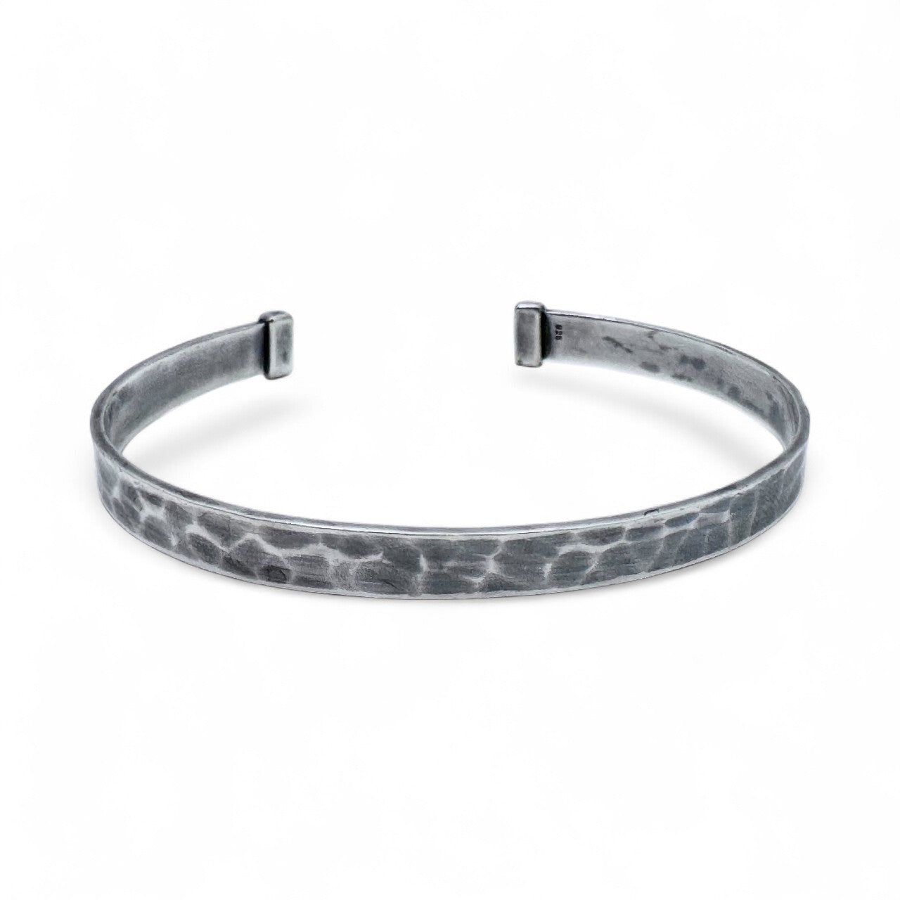 CASEY OXIDIZED SILVER BANGLE - Elizabeth Burry Design