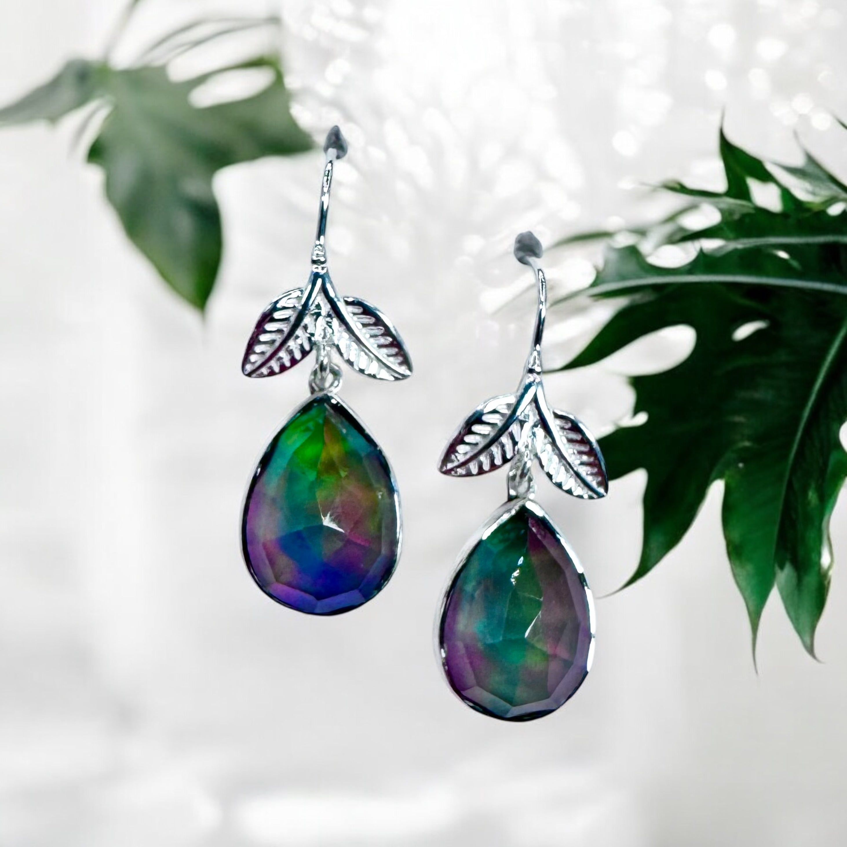 AURA "OPAL QUARTZ" EARRINGS - Elizabeth Burry Design