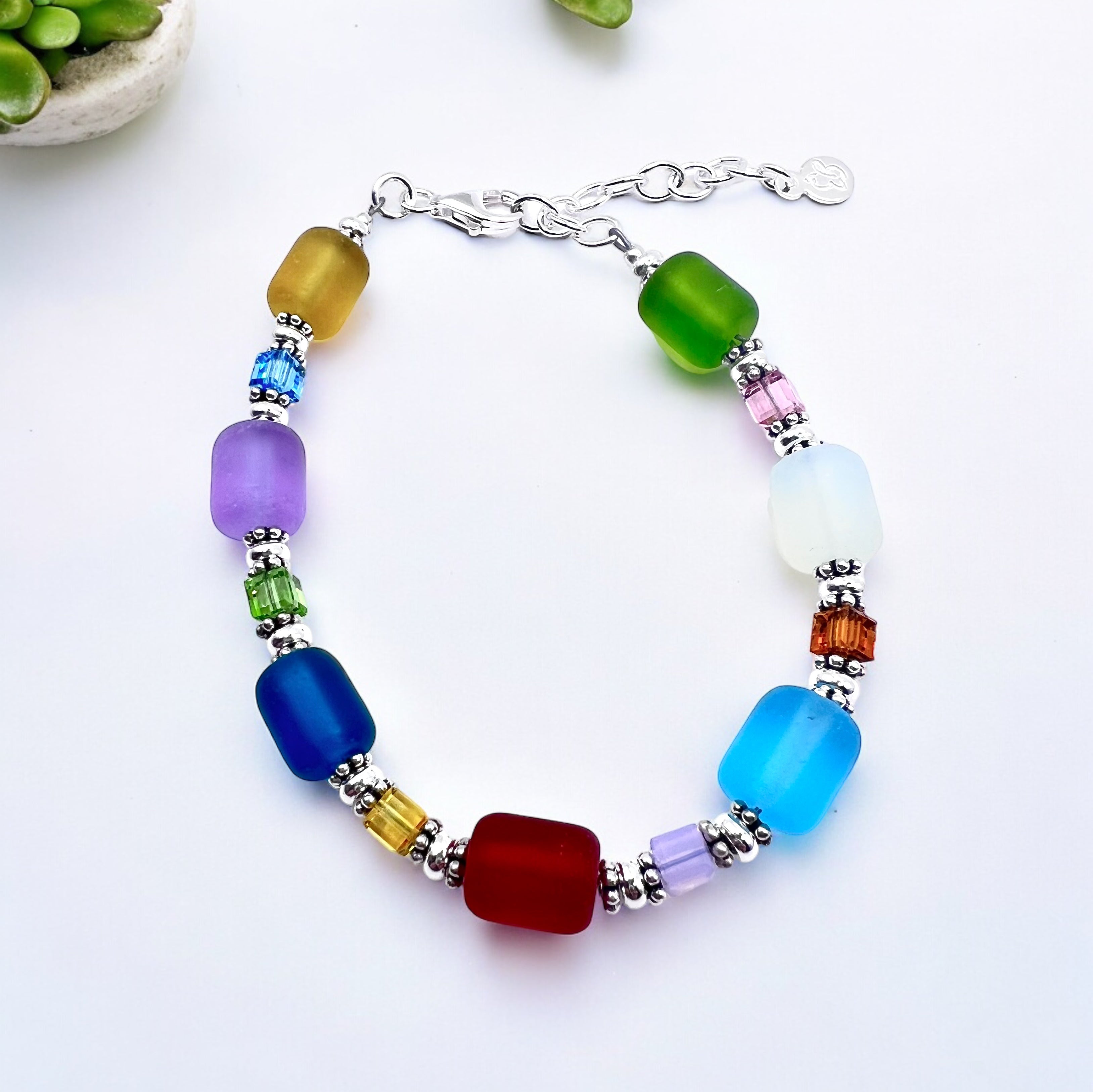 JELLY "BLING" ROW BRACELET - Elizabeth Burry Design