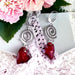 SWIRLING HEART EARRINGS - Elizabeth Burry Design