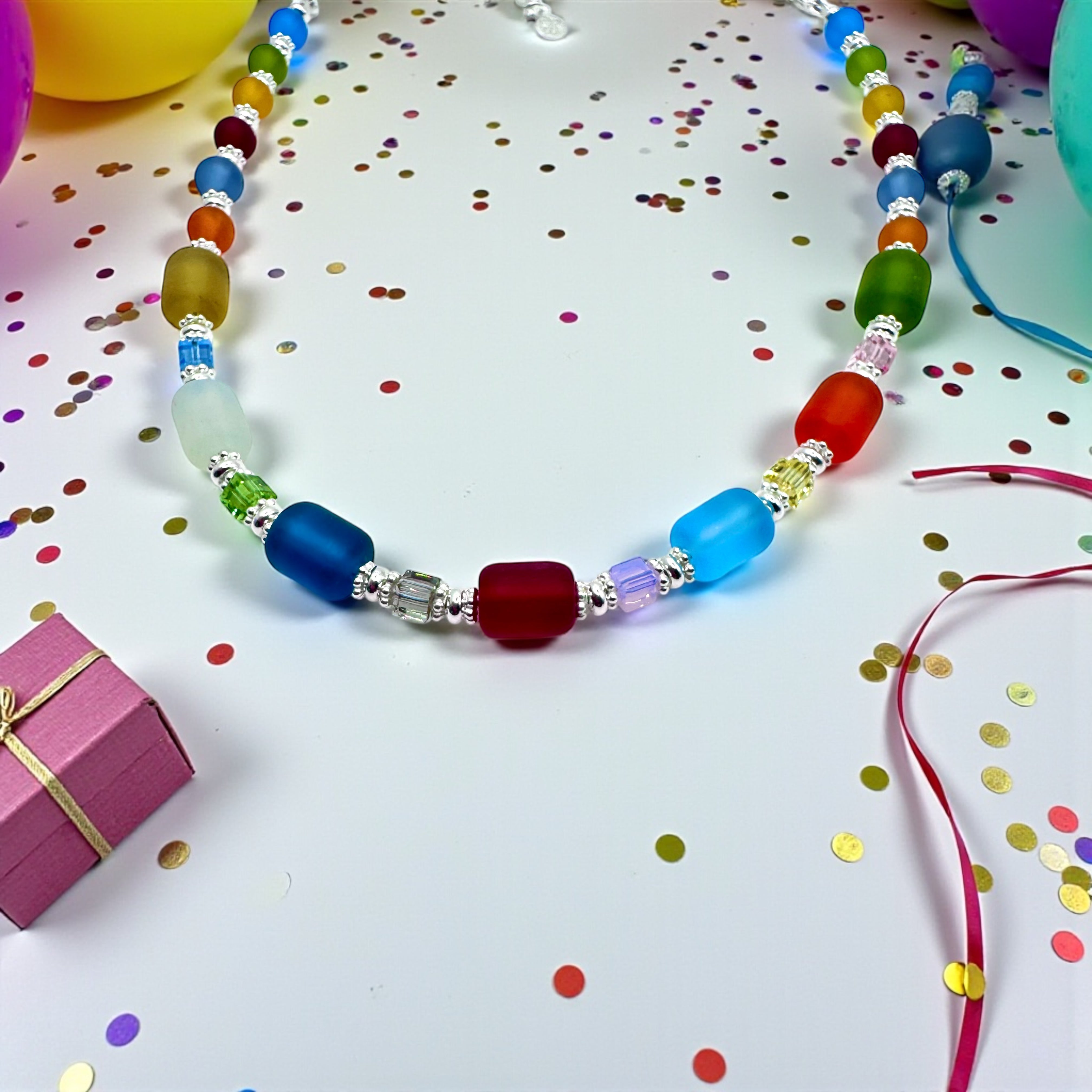JELLY "BLING" ROW NECKLACE