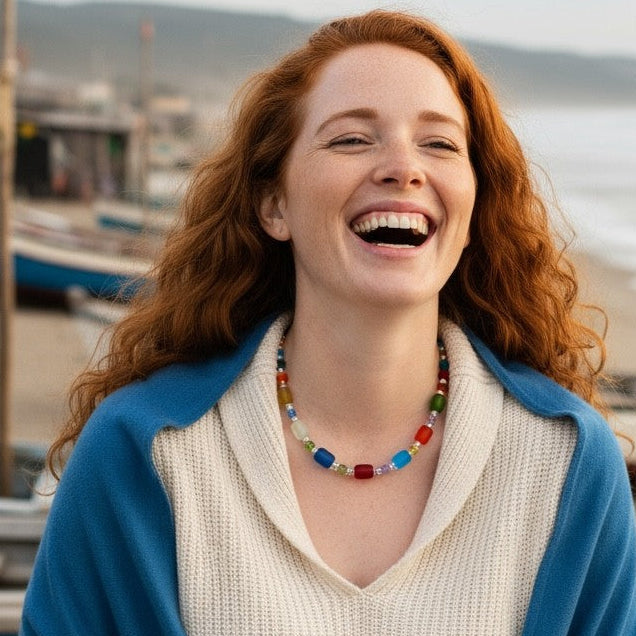 JELLY "BLING" ROW NECKLACE