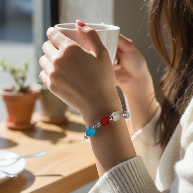 JELLY "BLING" ROW BRACELET